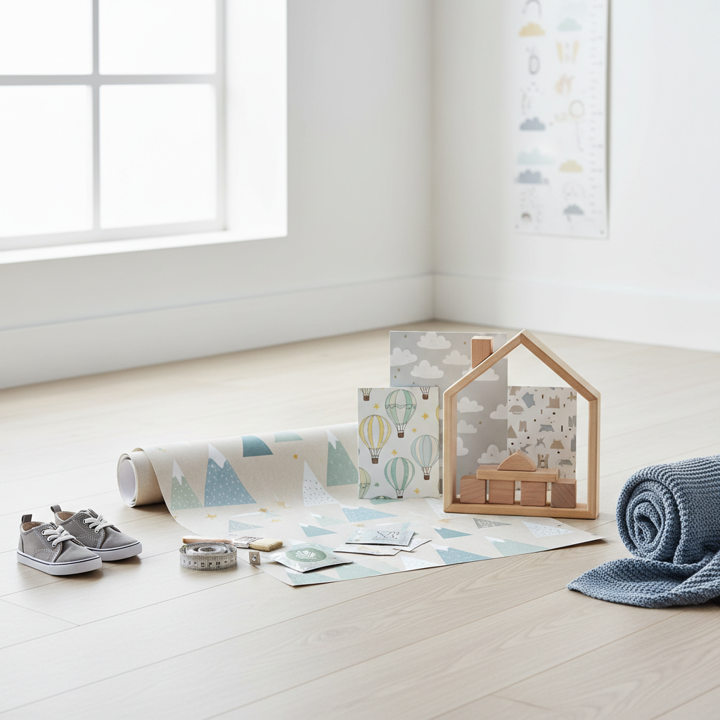 Tapetai vaiko kambariui: ką būtina žinoti prieš perkant?