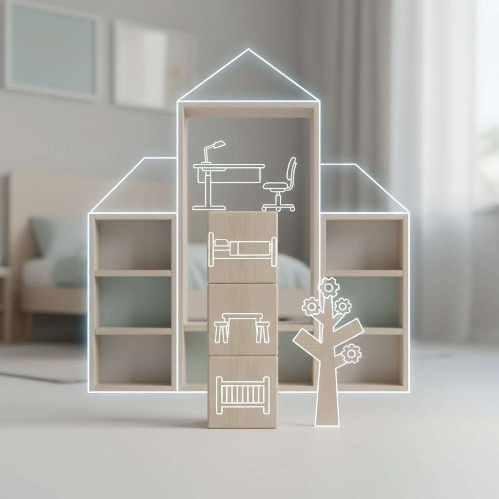 Vaiko kambario baldai: kaip išsirinkti ilgaamžius daiktus?