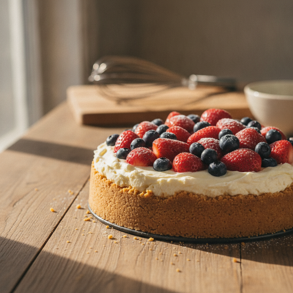 Tobulas nekeptas maskarponės tortas: greitas ir lengvas receptas